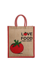 NEXUS Love Food Re-usable Jute Bag