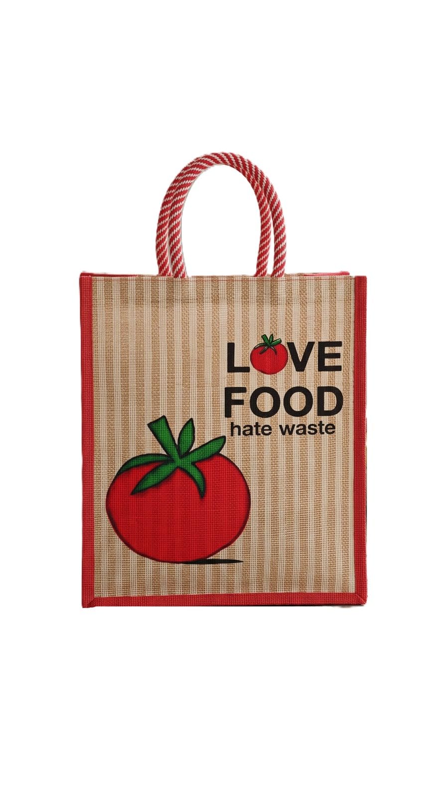 NEXUS Love Food Re-usable Jute Bag