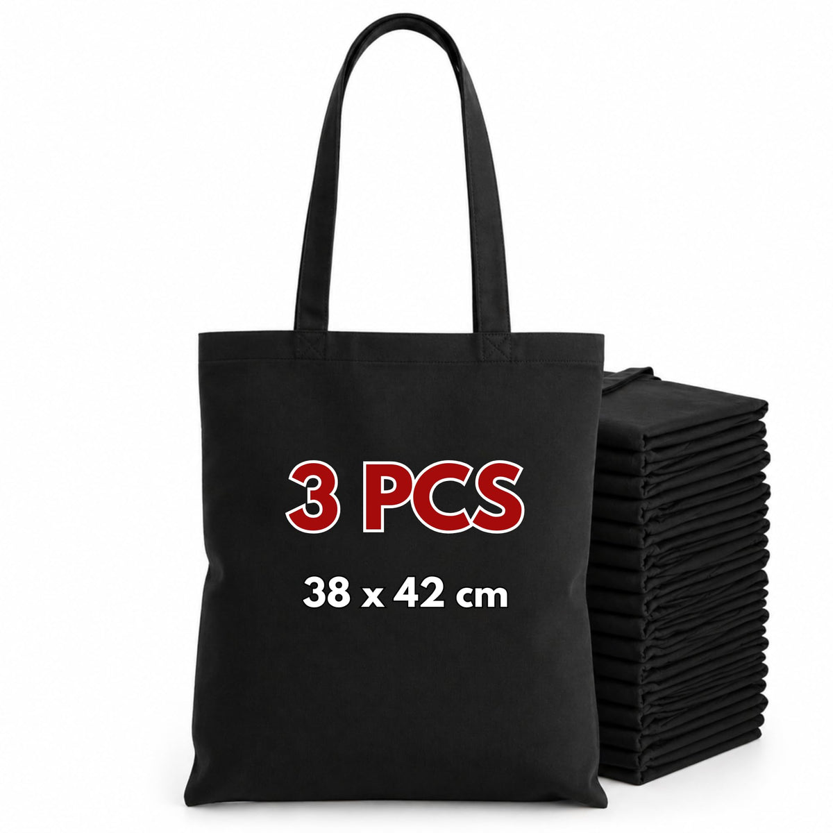 Wonky Line Cotton Tote Bags Bulk Shopping Shoulder Bag,10 to 100 PCS Multipacks, 100% Cotton Canvas, Reusable Grocery Plain Cloth Bag, Extra Strong Long Handle Shoulder Bag, Printing 5 10 50 100