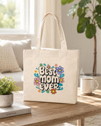 CANVAS COTTON TOTE BAG BEST MOTHER