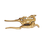 ARTVARKO Brass Deer Ethnic Designs Nut Supari Betel Cutter/Sudi/Sarota Cracker Akhrot/Walnut Sudi & Adkitta 5 Inch