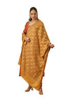 Pashmoda Women Mahtab Kashmiri Jamawar Woven Design Shawl (Size: 40x80in, 101x203cm) SECS56