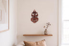 KridayKraft Metal Nazar Battu with Naag Ganesha for Evil Eye Protection and Nazar Suraksha, Suraksha Kawach Mask for Home, Office Wall & Door Hanging Decor, Vastu Showpiece (Copper)