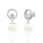 925 Sterling Silver Pearl Earrings for Women | Freshwater Pearl Stud Earrings | Hypoallergenic Rhodium Plated Anti-Tarnish Lightweight Daily Wear Jewellery | Gift for Wife, Girlfriend, Mother, Sister | Birthday, Anniversary, Rakhi