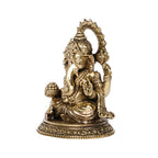 ARTVARKO Brass Ganesha Lord Ganesh Bhagwan Idol Ganpati Murti Statue for Home Office Entrance Decor Gift (Small 5x4x7 cm)