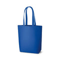 Canvas Cotton Tote Bag for Women & Men | 36x37x11 cm Reusable Shopping Grocery Bags | Eco Friendly Shoulder Carry Handbags for Office Travel College Daily Use (Royal Blue)