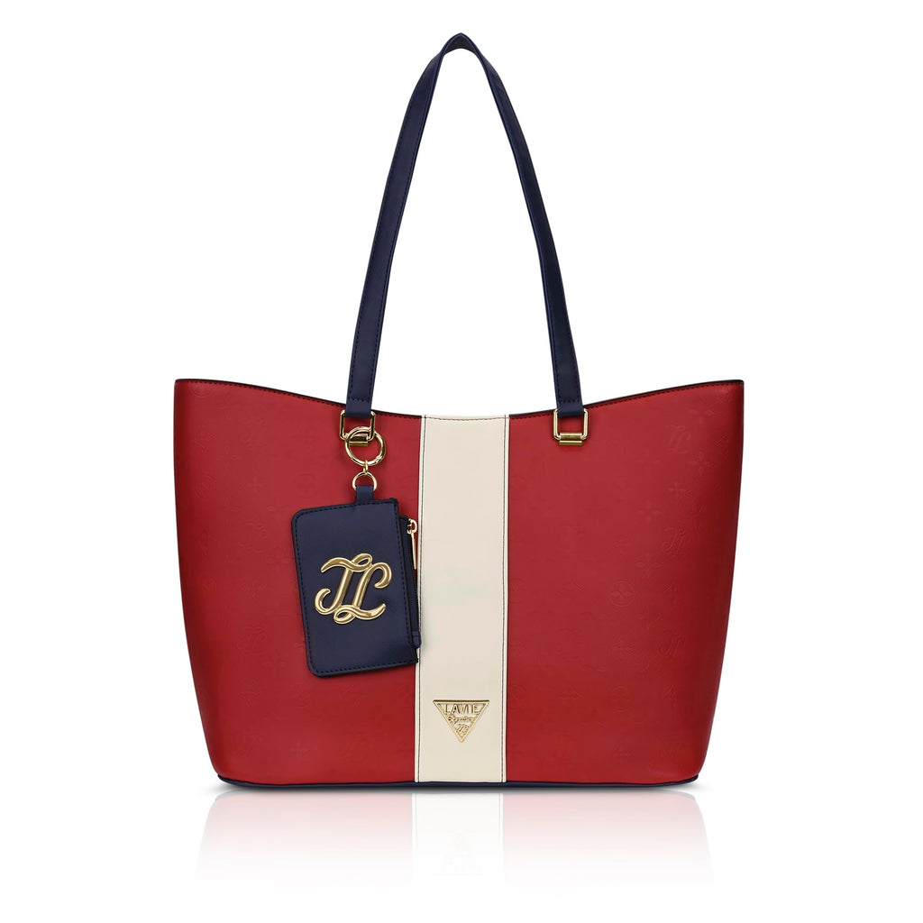 Lavie Signature Women's Edison Colourblock Tote Handbag | Tote Bag for Work | Ladies purse | Stylish Shoulder Bag | Gift for Women