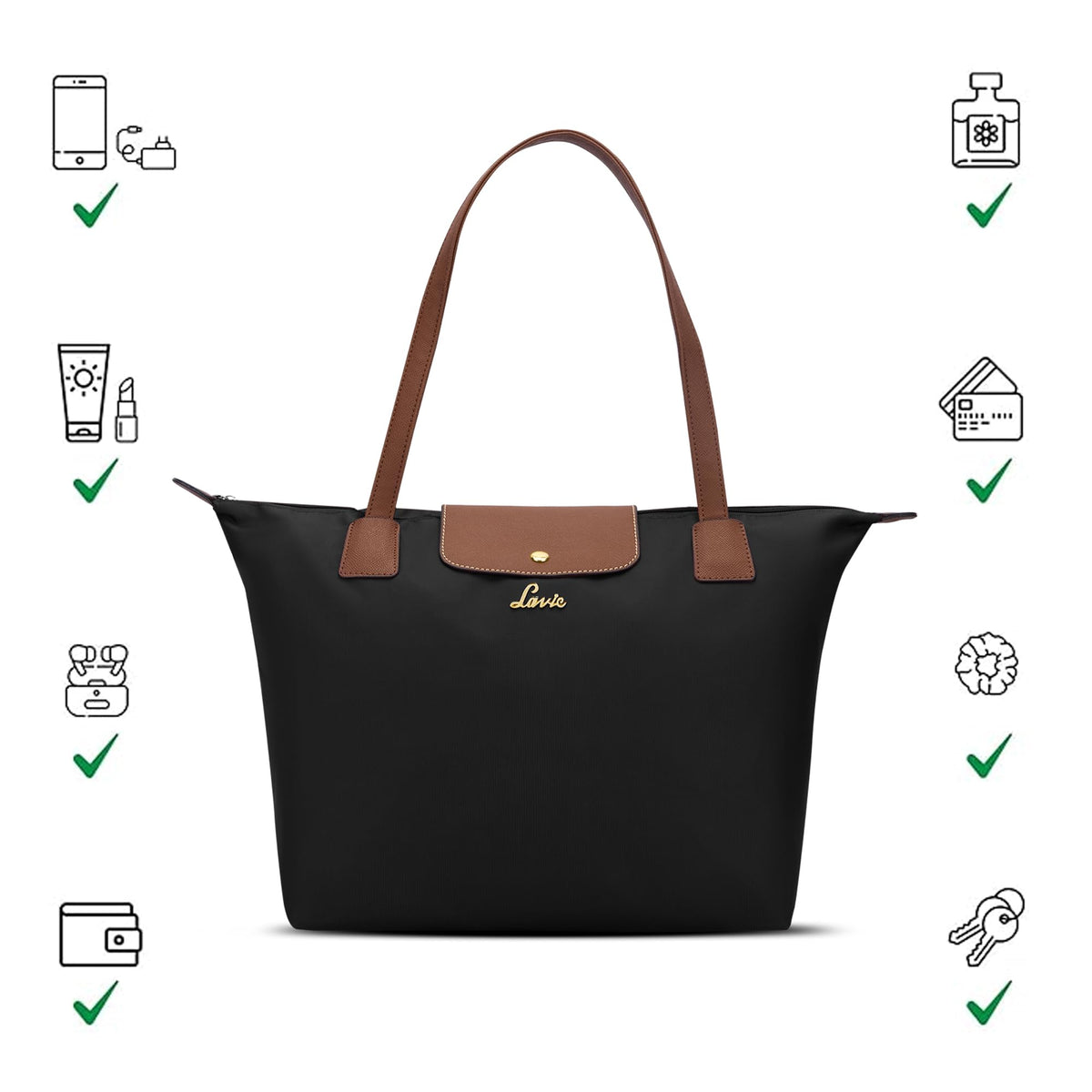Lavie Women's Vincy Tote Bag | Tote Bag for Work | Ladies Purse | Stylish Shoulder Bag | Gift for Women