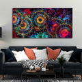 VIBECRAFTS Homcraft Canvas Paintings for Living Room Drawing Room Mandala Art Dark Eyes Canvas Wall Painting Fitted With Wooden Frame For Home | Office | Living Room | Gifts (PTVCH_2518)