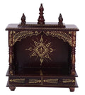 Jodhpur Handicrafts MDF Wood Home Temple Temple Pooja Cupboard for Home Pooja Mandir for Home Big Size 6 Feet (18 inch x 9 inch x 22 inch, Brown)