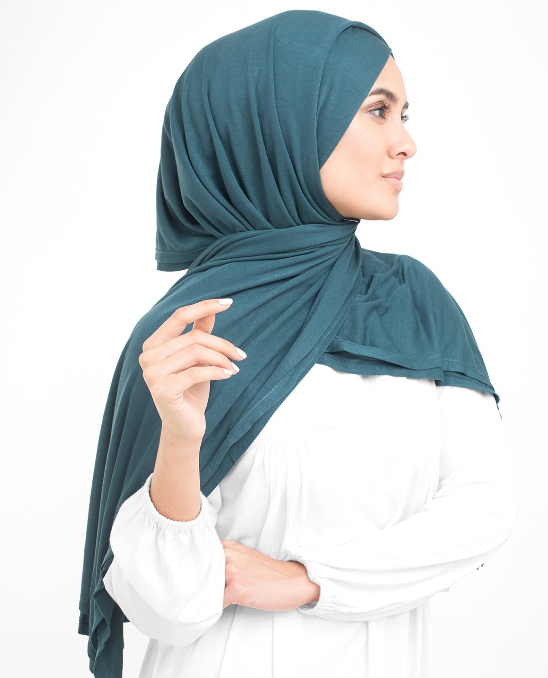 Silk Route InEssence Stargazer Blue Viscose Jersey Scarf Women Girls Wrap Medium Size Hijab