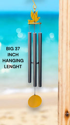 Paradigm Pictures Big Meditation Wind Chime 38 | Deep Sound Outdoor Chime for Home & Yoga Décor