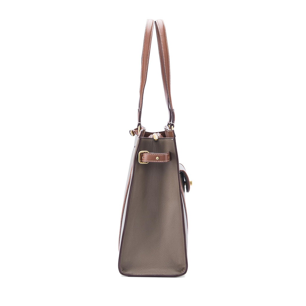 Lino Perros Monroe Adira Taupe Tote Bag