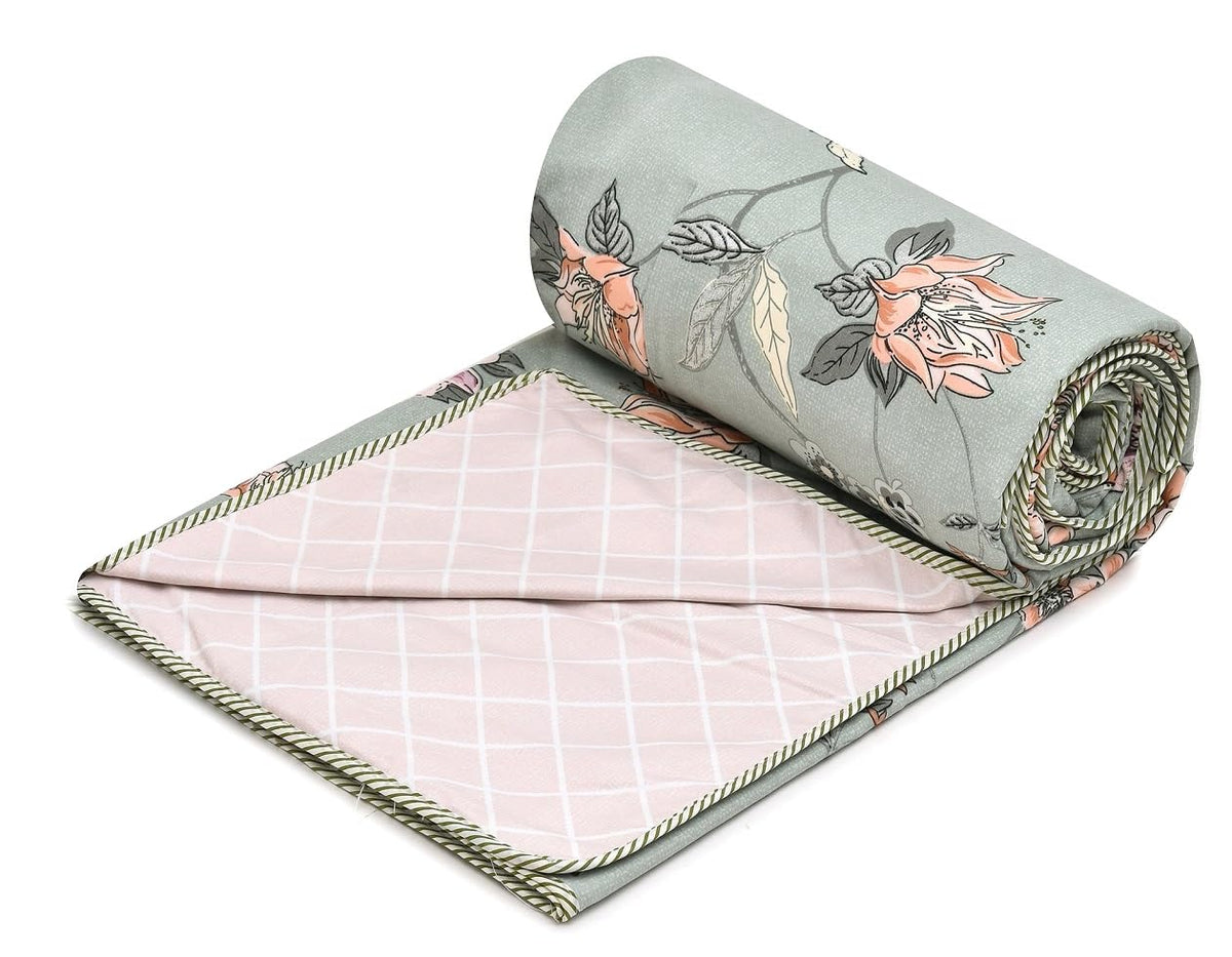 A Brand New - Umi Super Soft Brushed Microfiber Cotton 3 Layer Breathable Single Dohar Lightweight Summer Blanket Dohar 57X87(Inches) 144X220(CM) Flannel Dohar Throws for Bed Kafalo