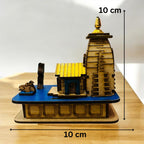 Kedarnath Temple Miniature Replica Handcrafted 3D Wooden Model