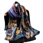 SWANKY Silk Stoles For Women Stylish Latest, Scarf for ladies & Girls, Head Neck Scarves, duppatta for girls (Multi)