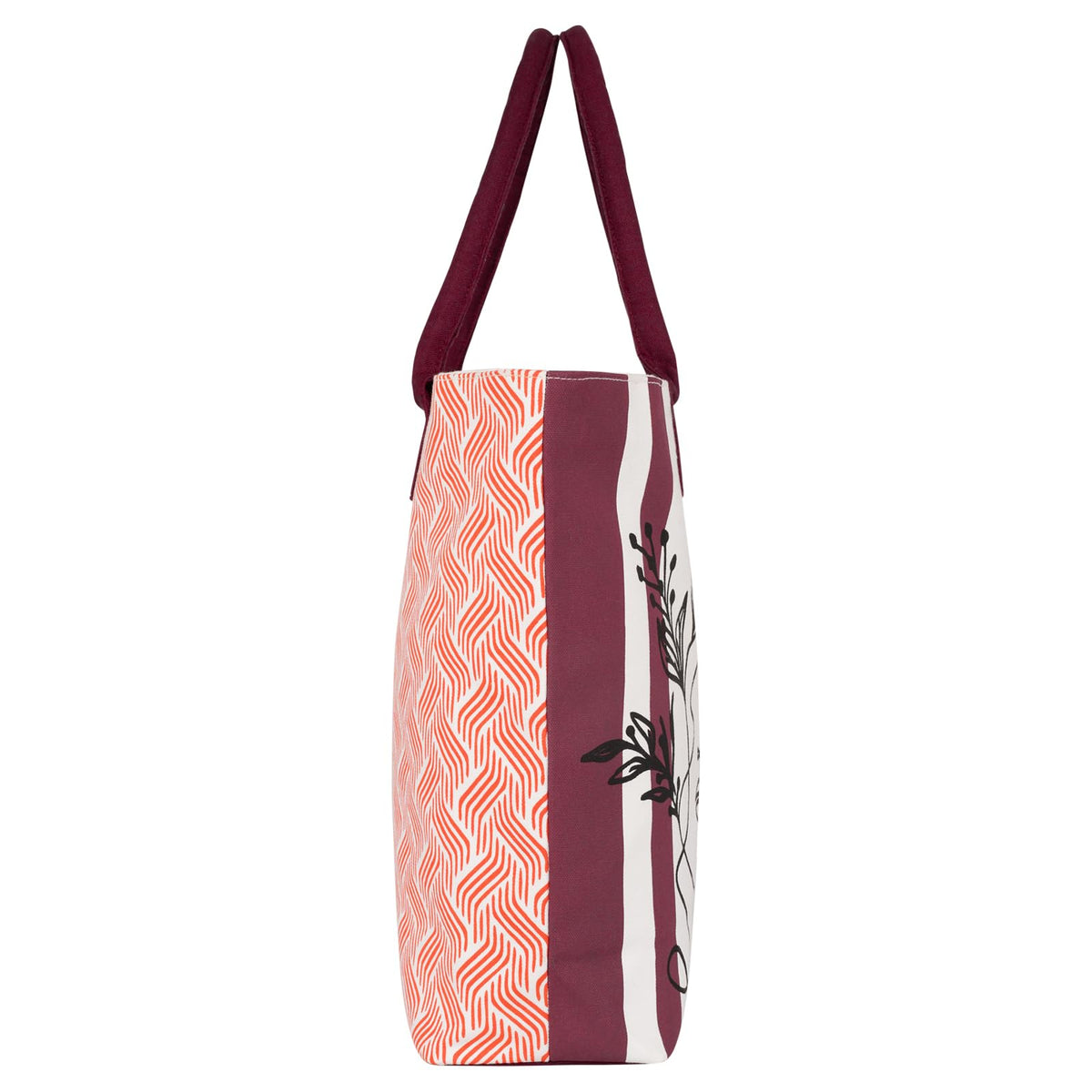 earthsave All Purpose Tote Bag - Girl| Printed Organic Multipurpose Cotton Bags | Cute Hand Bag for Girls | Best for College, Travel | Reusable Shopping Bag | Eco-Friendly Tote Bags