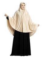 Mehar hijab Modest Women's Poly Cotton Designed iCRA Feel Good Fabric ZAKIA HIJAB (Wheat, XX-Large)