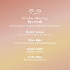 Kinavu Living Grey Dawn Natural Mustard Seed Weighted Eye Mask
