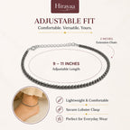 Hirayaa Pyrite Anklet for Women and Girls (Pack Of 2)