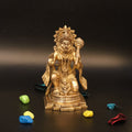 ARTVARKO™ Brass Lord Hanuman Bajrangbali Statue Strength God Sculpture Figurine Home Puja Idol Blessing Bajrangbali Statue for Pooja Gift Living Room Mandir Décor 5.5 Inch