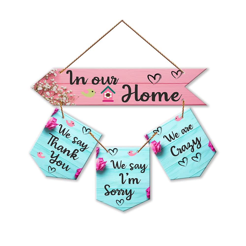 Artvibes Wall Hanging Home Decorative Wall Art for Living room | Bedroom | Gifts | Wall Hanger for Decoration | Modern Decor | Artwork | Wall Sculpture | Signs & PlaquesArt Print (WH_6403NR)