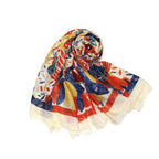 Ubervia® Scarfs For Women, Women Fashion Ethnic Floral Fringe Viscose Shawl Lady Wrap Pashmina Stole