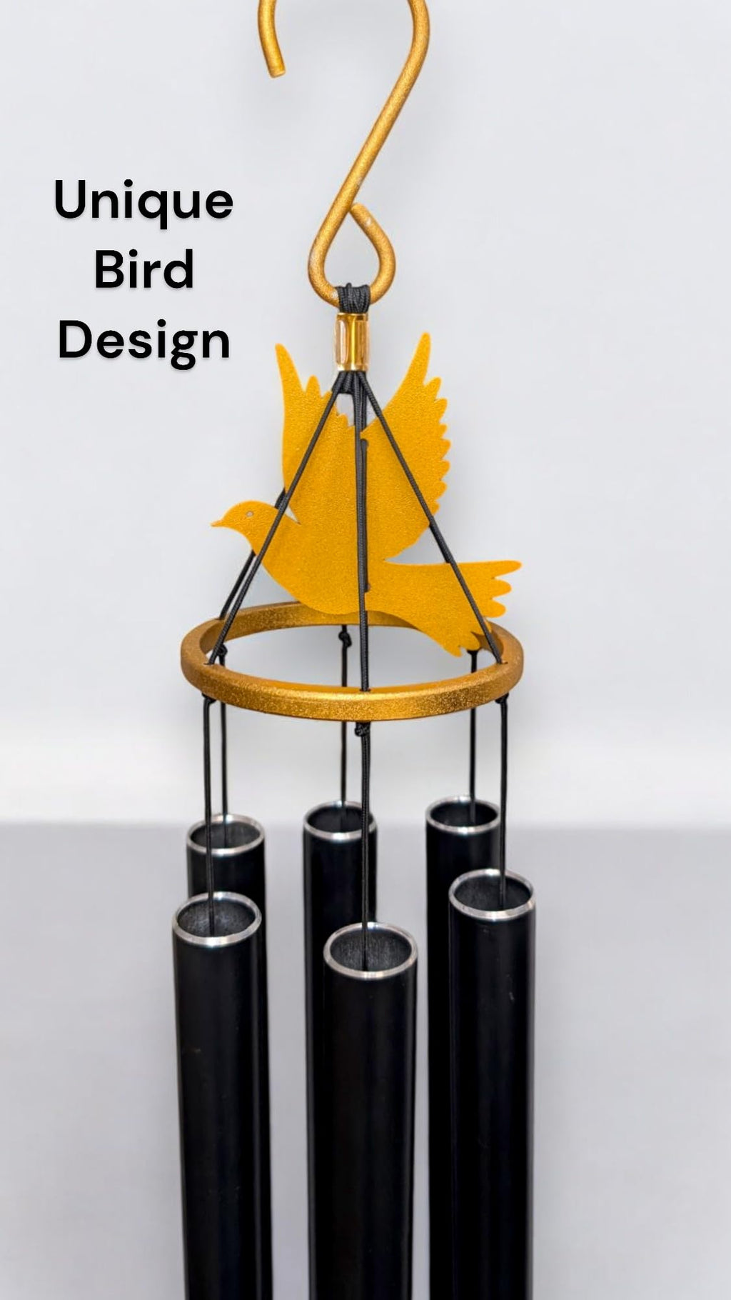 Paradigm Pictures Big Meditation Wind Chime 38 | Deep Sound Outdoor Chime for Home & Yoga Décor
