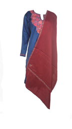 Pashmina stole for women with hand made needle work