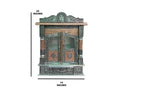 Handicrafts Big Size Wooden Mantapa for Pooja Room/Modern Mandir/Oxidise Temple for Home - 6x15 Inches