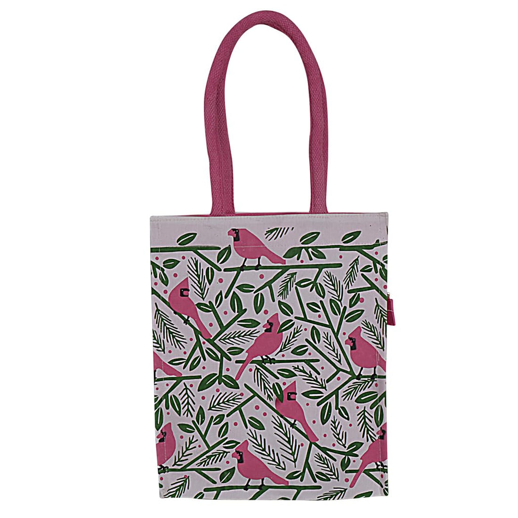 Sangeetha Bag Tote Bag | Canvas Cotton | Reusable Shoulder Bag for Shopping, Office and Daily Use (Pink)