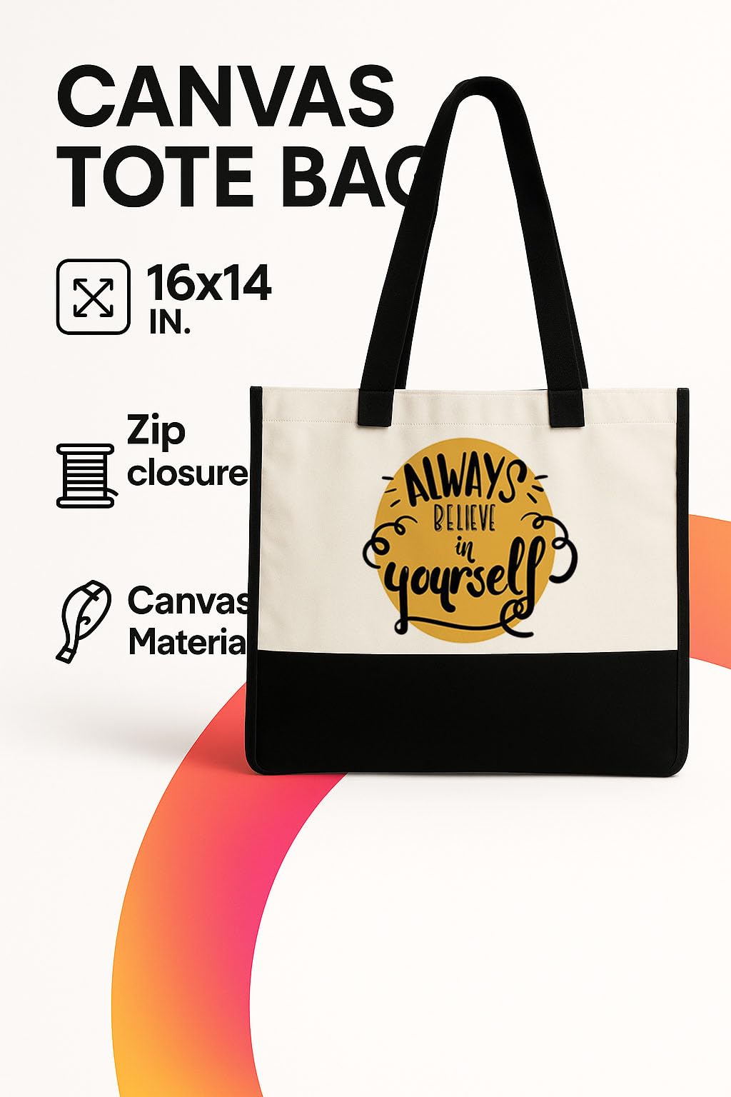 TrendoPrint Eco-Friendly Jute Tote Bag for Women | Reusable Shopping Bag with Sturdy Handles | Large Capacity Multipurpose Handbag for Grocery, Office, Travel & Daily Use (JB7)