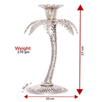 KridayKraft Metal (Palm) Khajur Candle Holder for Home Hotal Decor Candle Stand Tree Statue for Candle Light Dinner & Dining Table Decorative Showpiece for Decoration & Gift Purpose