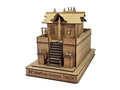 Shri Sabarimala Ayyappan Temple Wooden Model, Decorative Miniature Temple Replica