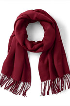 FM Trends Stylish Plain Scarf for Women & Girls | Solid Color Stole, Dupatta, Shawl | Elegant Ladies Accessory (Maroon, 1.8 meters)