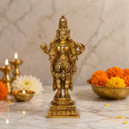 ARTVARKO Brass Dhanavantari Idol The Physician of Gods Dhanvantri Dhanwantri Statue for Home Décor Office Décor 6 Inches