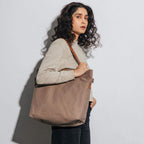 DailyObjects Latest Stylish Buoy Tote Bag for Girls & Women | Sturdy Cotton Canvas Material | Double Shoulder Straps | Ladies Handbag Purse For Daily & Office Use | Zip Pocket | Handcrafted