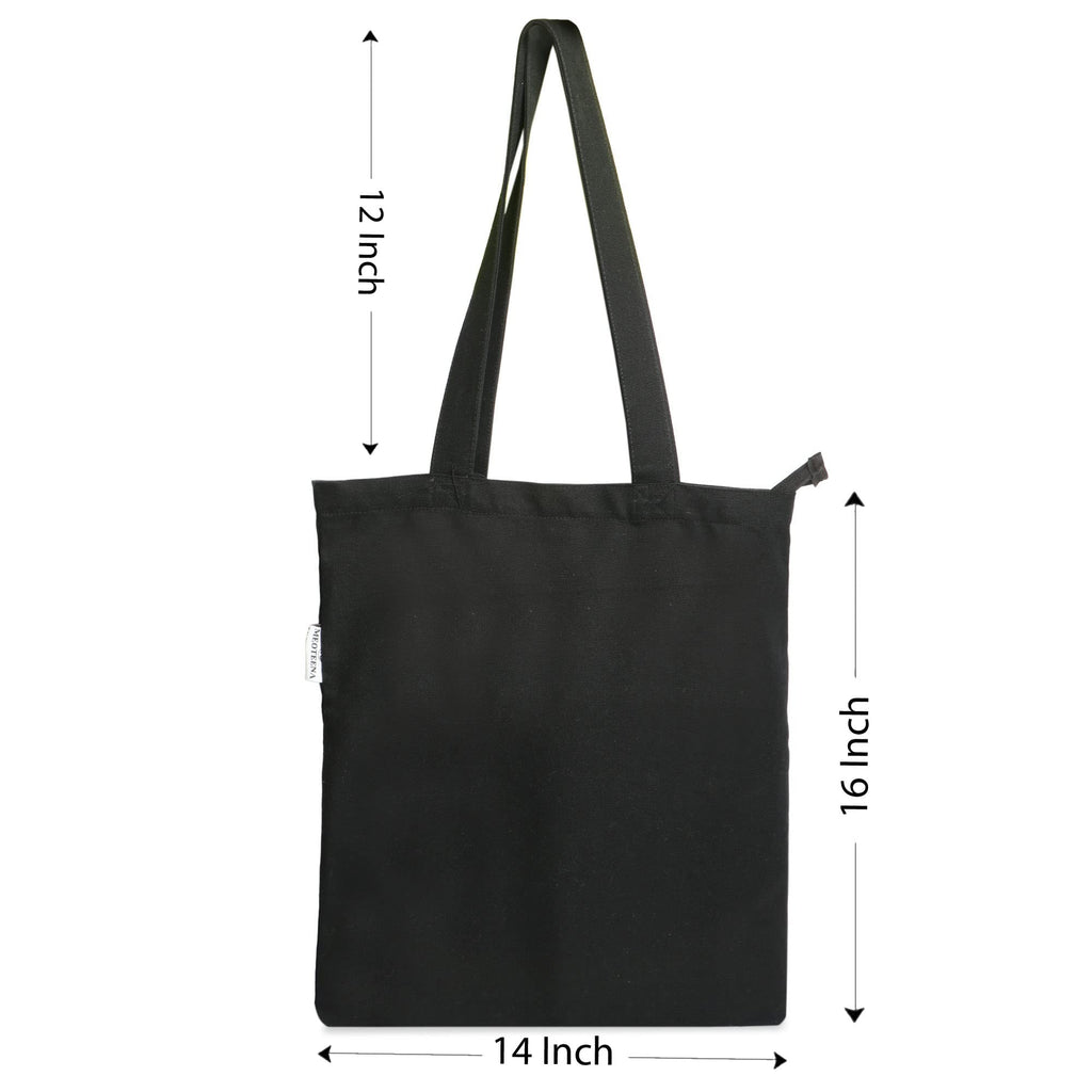 Meoteena Canvas Cotton Tote Bags for Women & Girls | Reusable Multipurpose Bag (Scorpio)