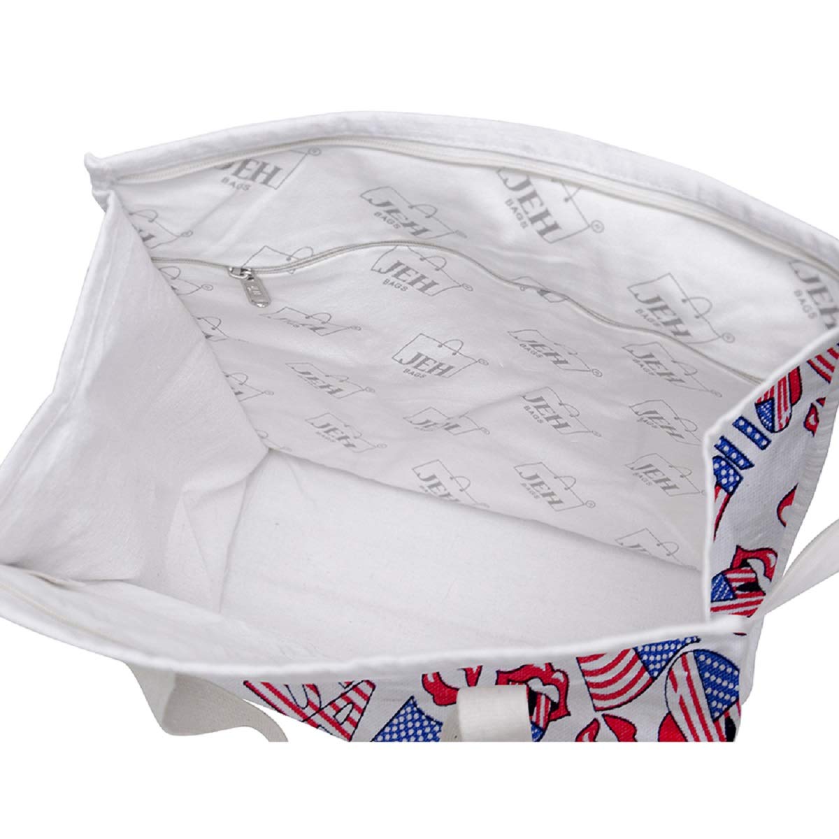 JEH Bags Cotton Printed Shopping Bags|Grocery Shopping Bag|Lunc box Bag|Hand Carry Shopping Bags for Women