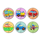 Artvibes Vehicle Premium Wooden Puzzles for Kids | Jigsaw Puzzles for Kids Age 2-5 | 4 Piece Puzzles | Toddlers Wooden Puzzle (PZ_605N), Set of 6