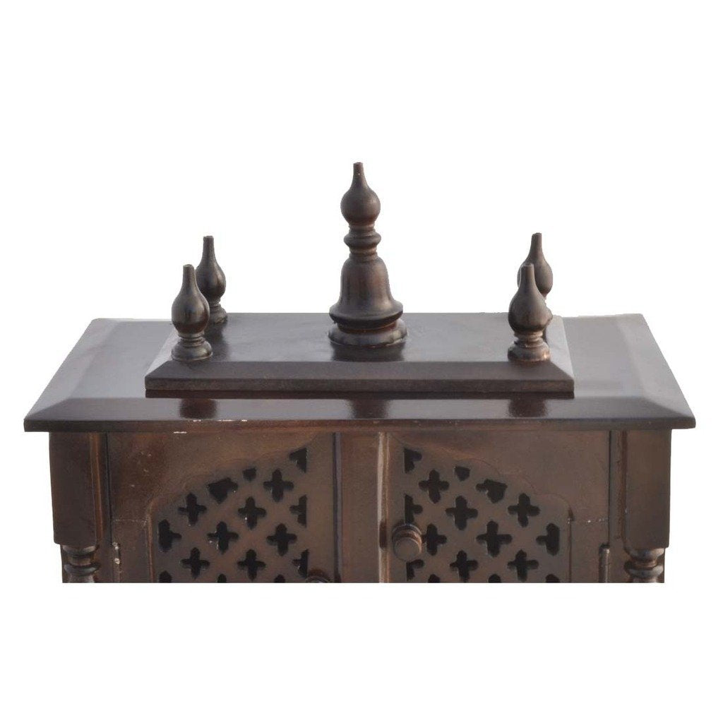 Jodhpur Handicrafts Wood MDF Home Temple (46 x 23 x 56 cm, Brown)