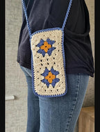 M.M.HANDICRAFT Modern Crochet Cotton Handmade bag, Cotton Shoulder bag Reusable Bag Crochet Purse Market Bag phone mobile bag