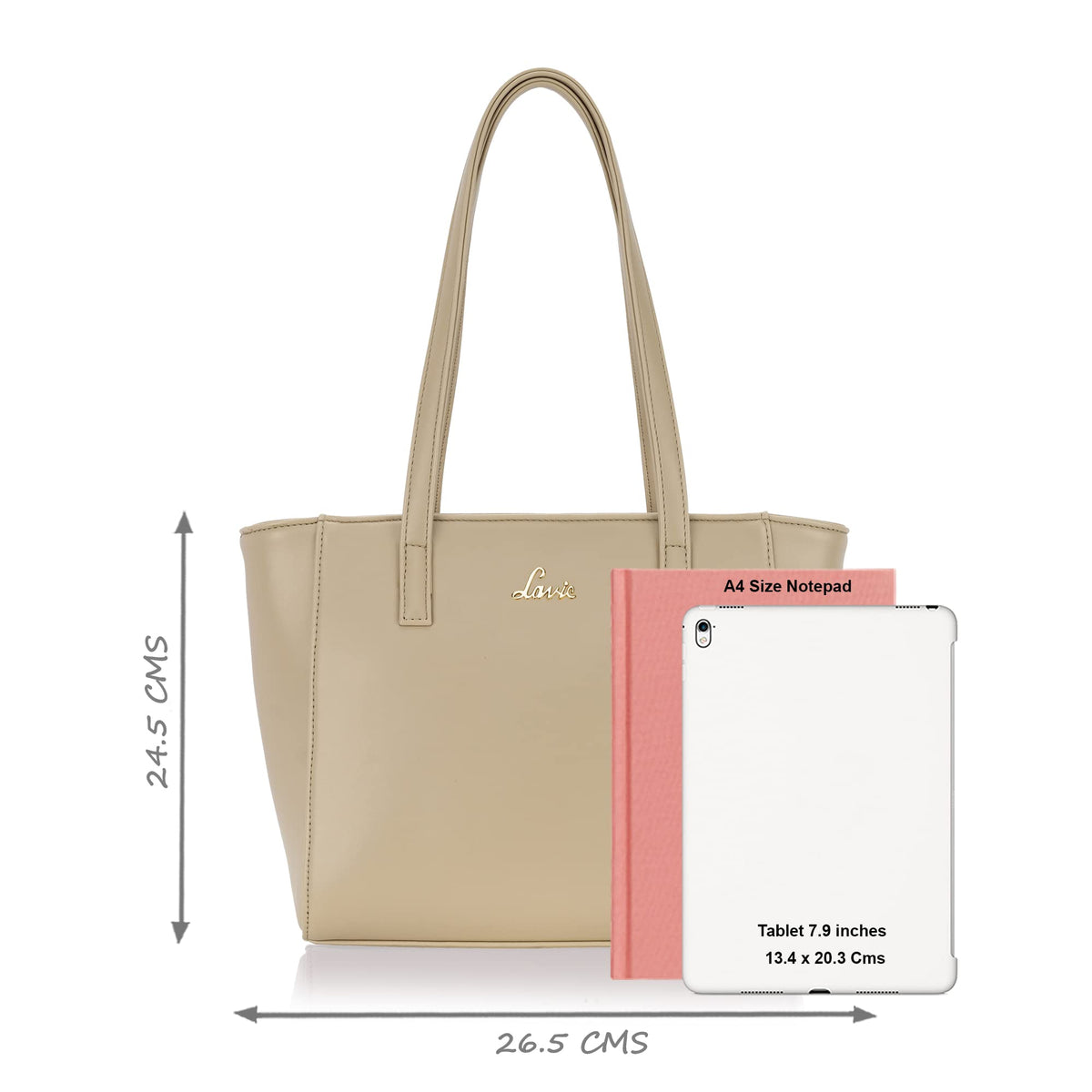 Lavie Women's Betula Tote Handbag | Ladies Purse Handbag | Bag for Women | Rakhi Gift for Sister