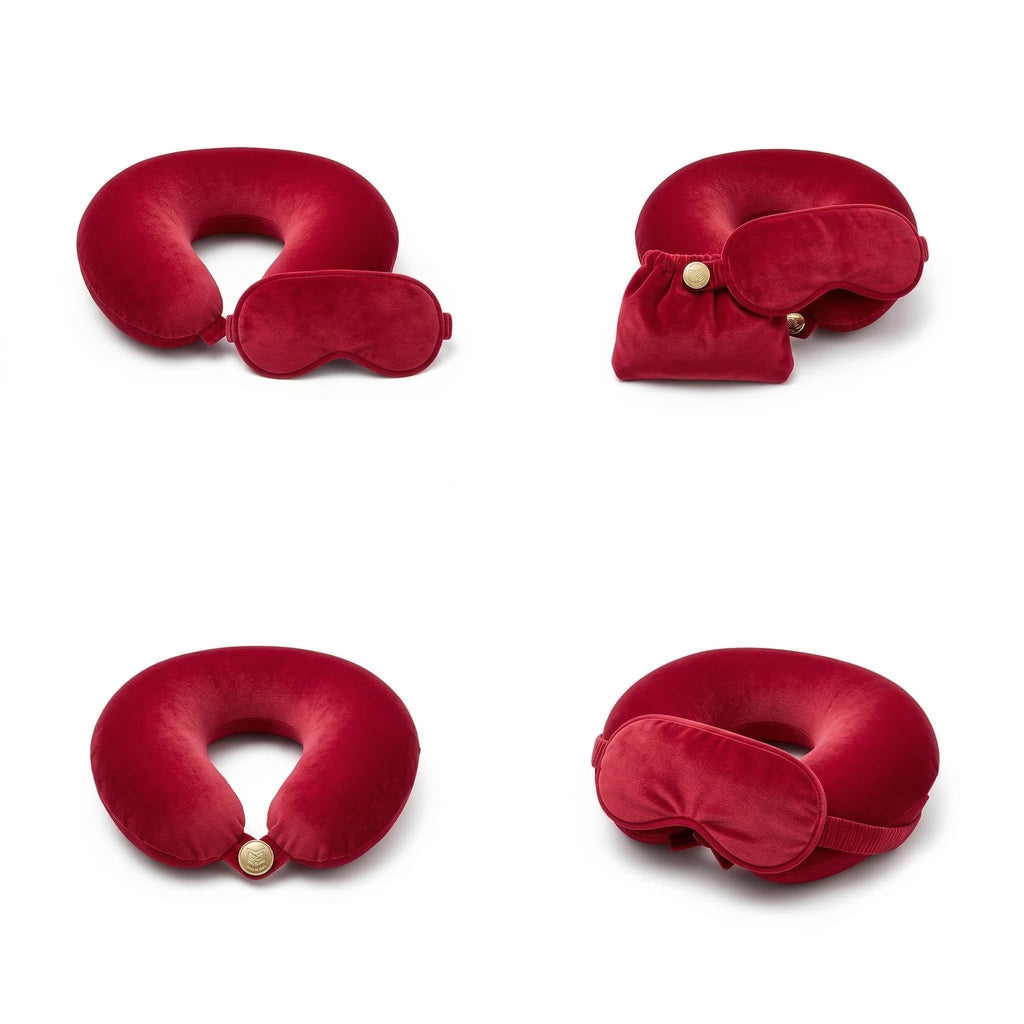 Skylofts Most Creative Eye Masks with Ice Pack Sleeping Mask for Travelling (Black)