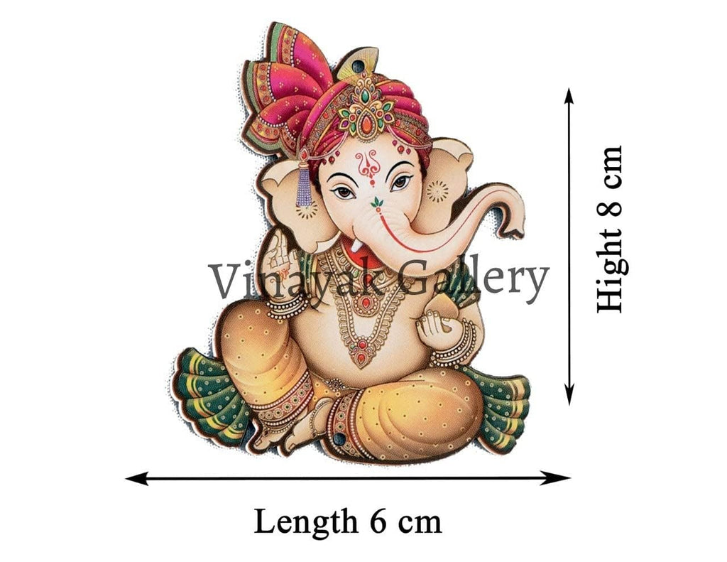 NNJ GROUP Lord Ganesha Ji MDF Cutout Hanging Design for Temple Festival Hanging Toran (12)