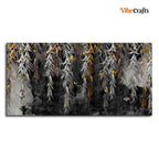 VIBECRAFTS Canvas Paintings for Living Room Drawing Room Willow Branches With Gold Butterflies Canvas Wall Painting Fitted With Wooden Frame For Home | Office | Living Room | Gifts (PTVCH_2505)