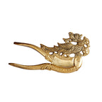 ARTVARKO Brass Peacock Yali Ethnic Designs Nut Supari Betel Cutter/Sudi/Sarota Cracker Akhrot/Walnut Sudi & Adkitta 5.5 Inch