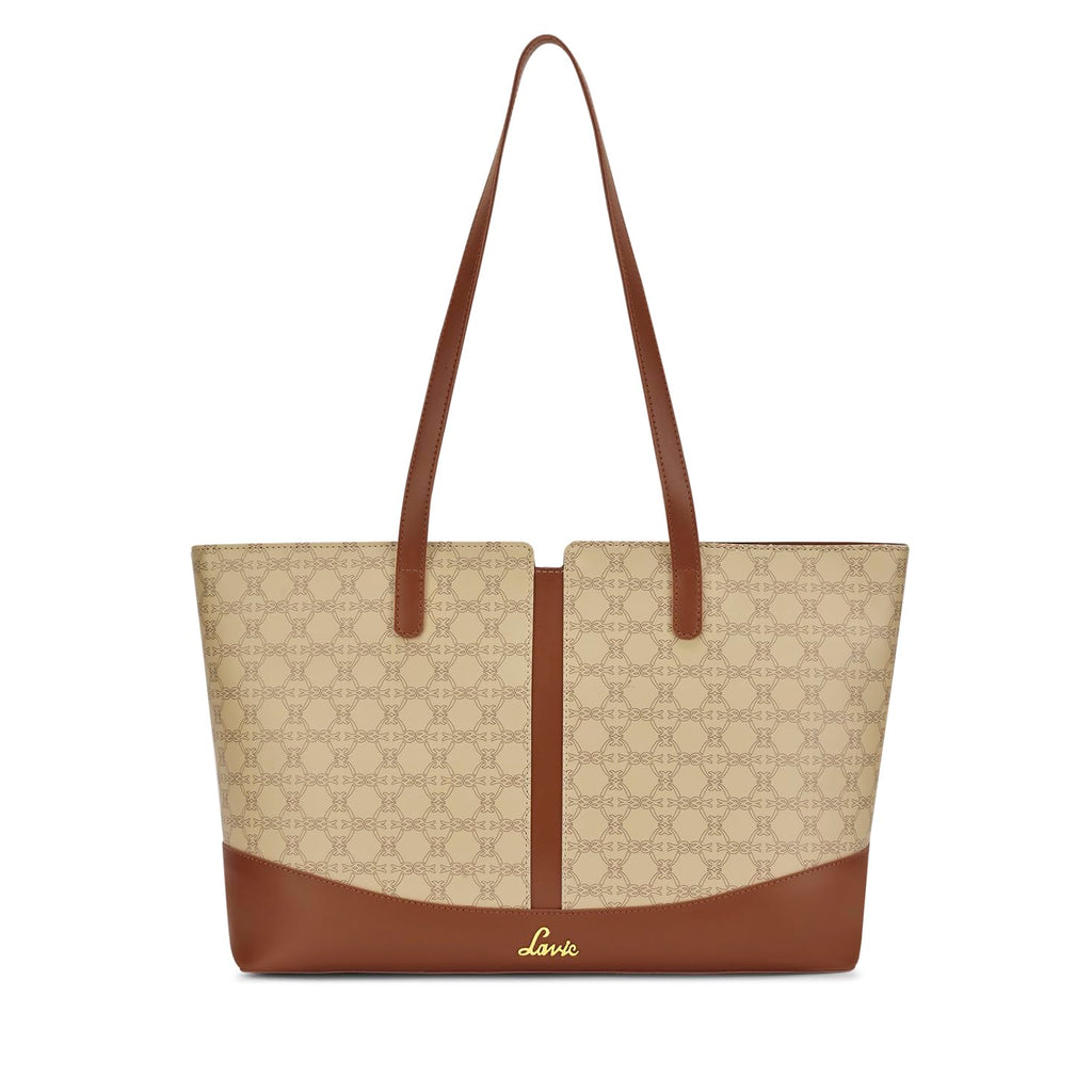 Lavie Women's Mono Freya Monogram Print Tote Bag for Women | Tote Bag for Work | Ladies purse | Stylish Shoulder Bag | Gift for Women