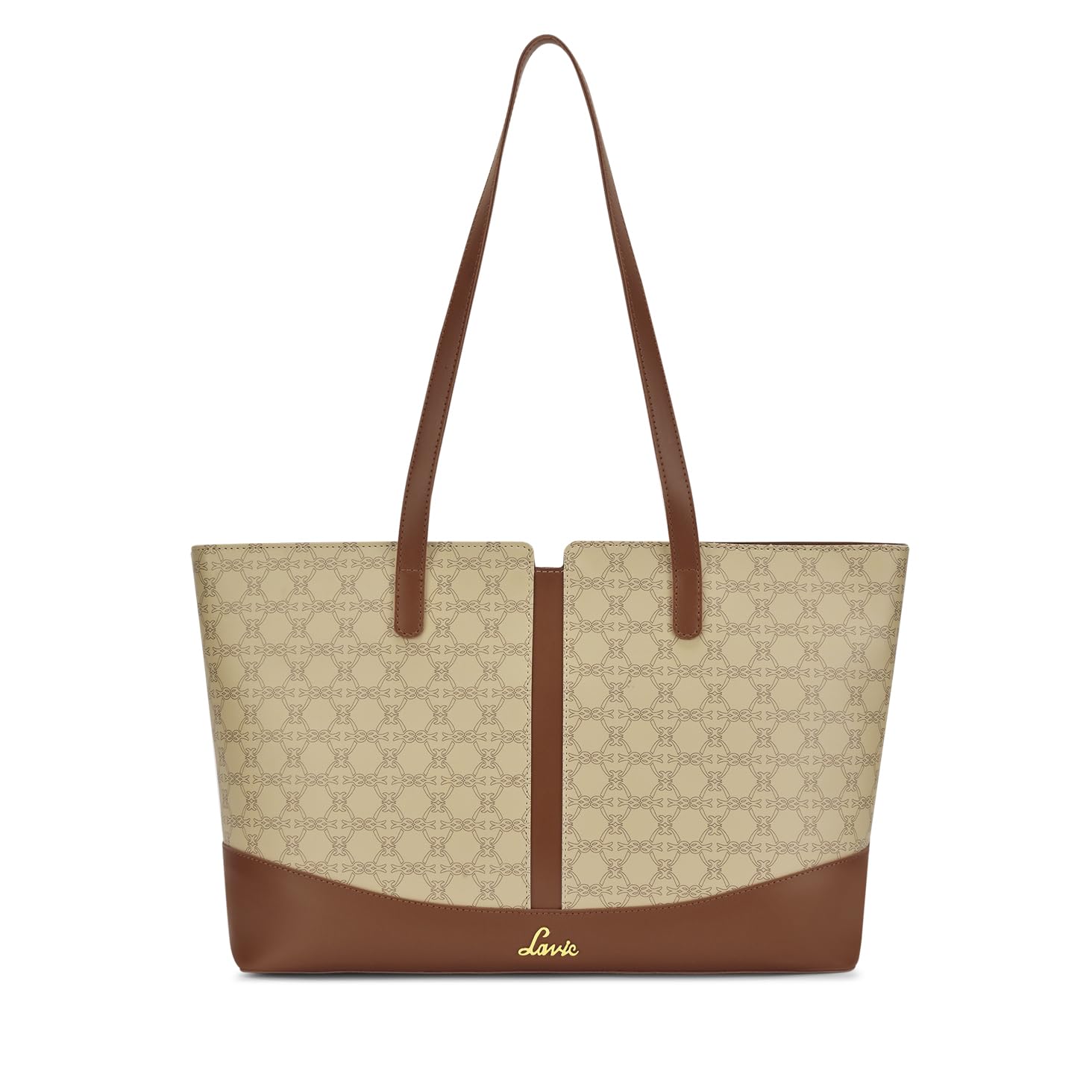 Lavie Women's Mono Freya Monogram Print Tote Bag for Women | Tote Bag for Work | Ladies purse | Stylish Shoulder Bag | Gift for Women