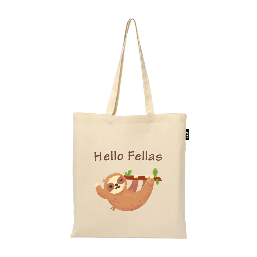 VVWV Printed Tote Bag | 100% Organic Cotton Shopping | Grocery | Tote Bag Women Office College Grocery Vegetable Bags Market, Canvas Tote Bag 15kgs Capacity (13 x 15.7 Inch)